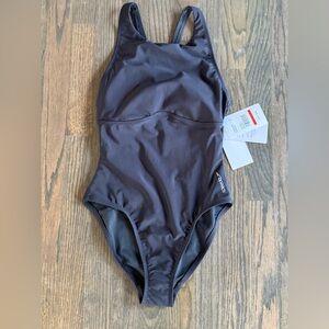 Speedo Black Women's One Piece Swimsuit - TALL